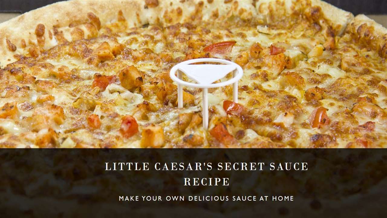 Little Caesar's Sauce Recipe
