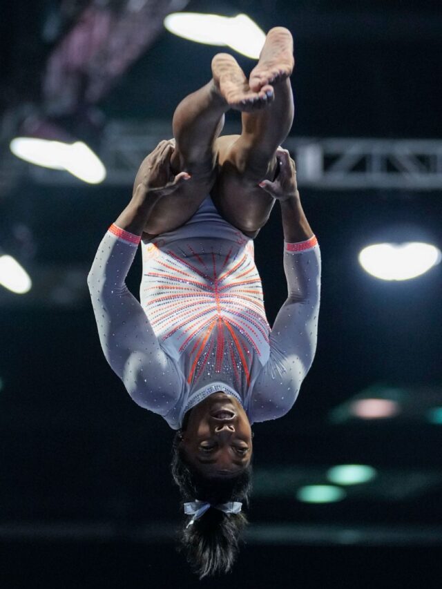 Simone Biles Performs Historic Yurchenko Double Pike Vault with Jump to Be Named After Her Success